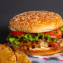 Hamburguesa hawaiana