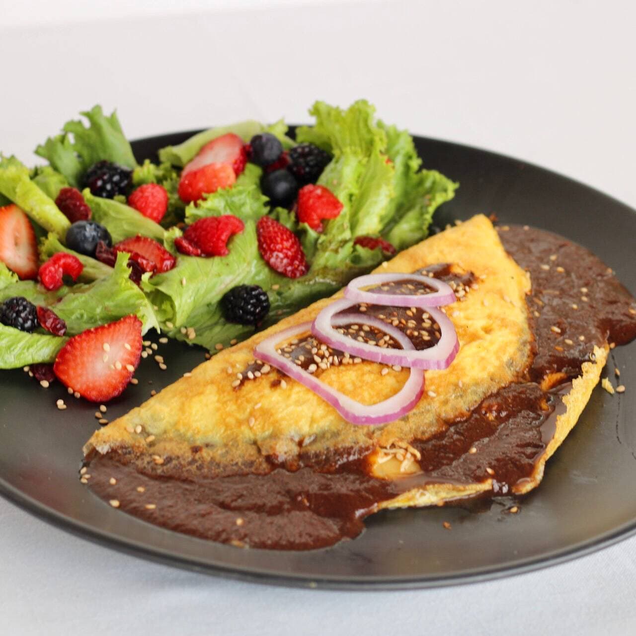 Omelette en Mole
