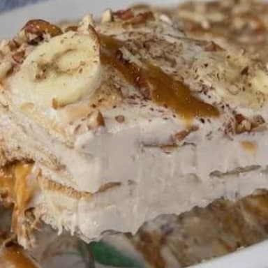 Pastel Helado de Platano
