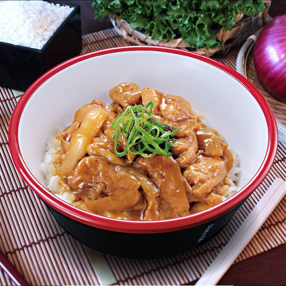 Pollo Donburi en Salsa de Ajo