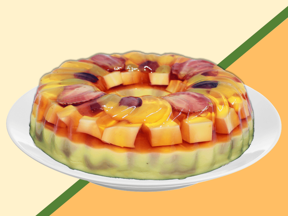 Rosca de Gelatina Natural de Frutas
