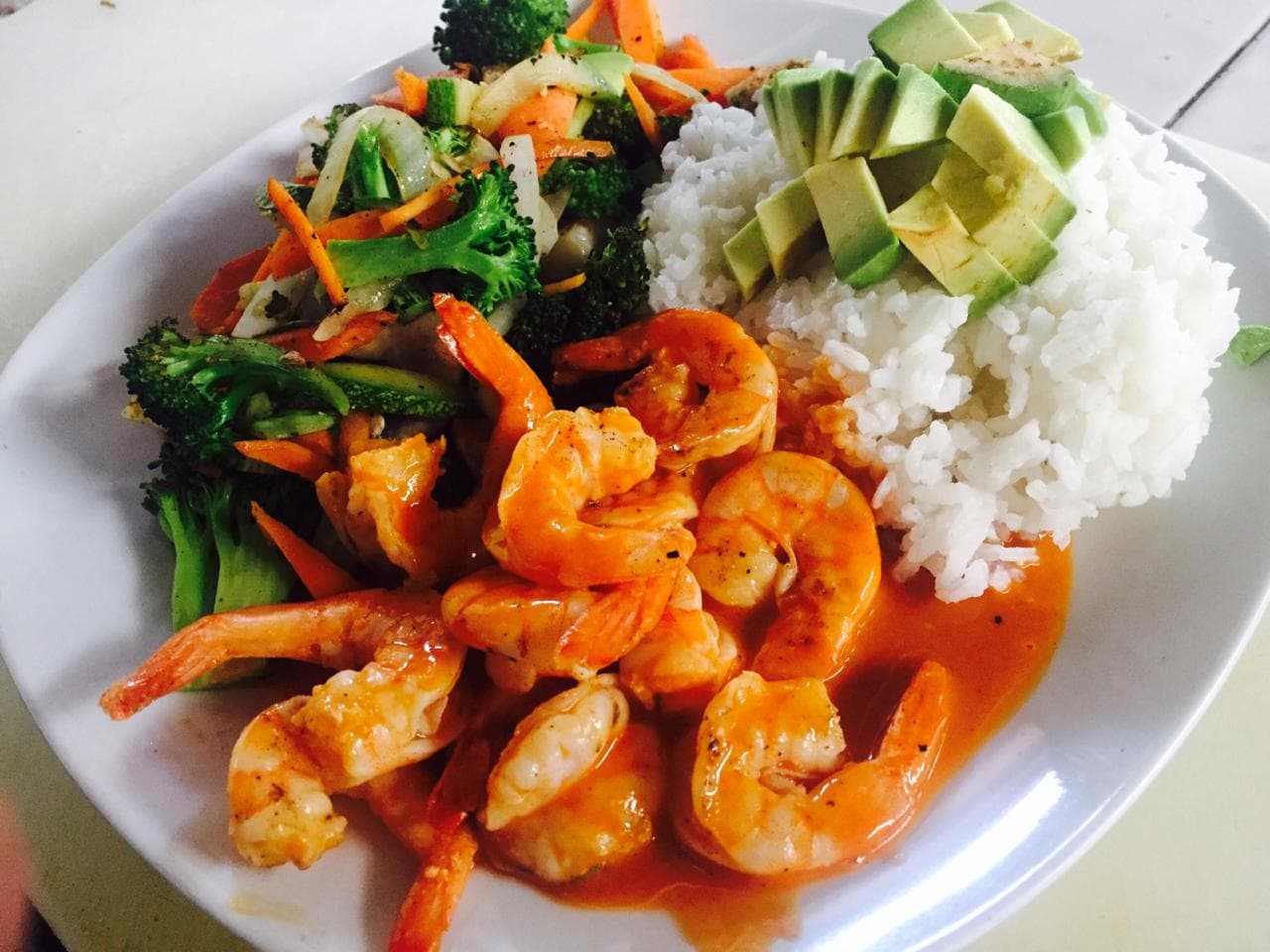 Camarones a la Diabla