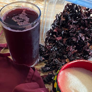 Agua de Jamaica 1 Litro