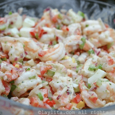 Ensalada de Camarón