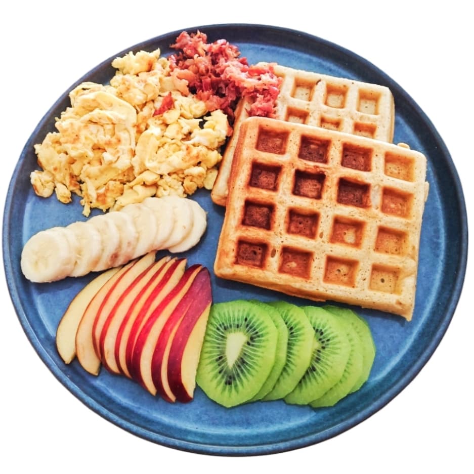 Waffles Eggs