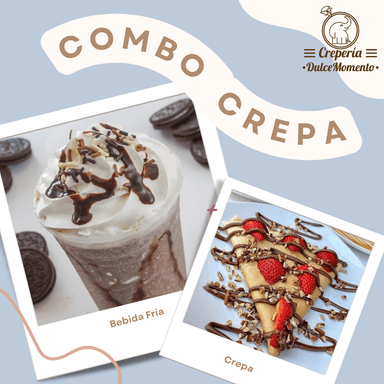 C o m b o Crepa + Bebida Fría (16 Oz)