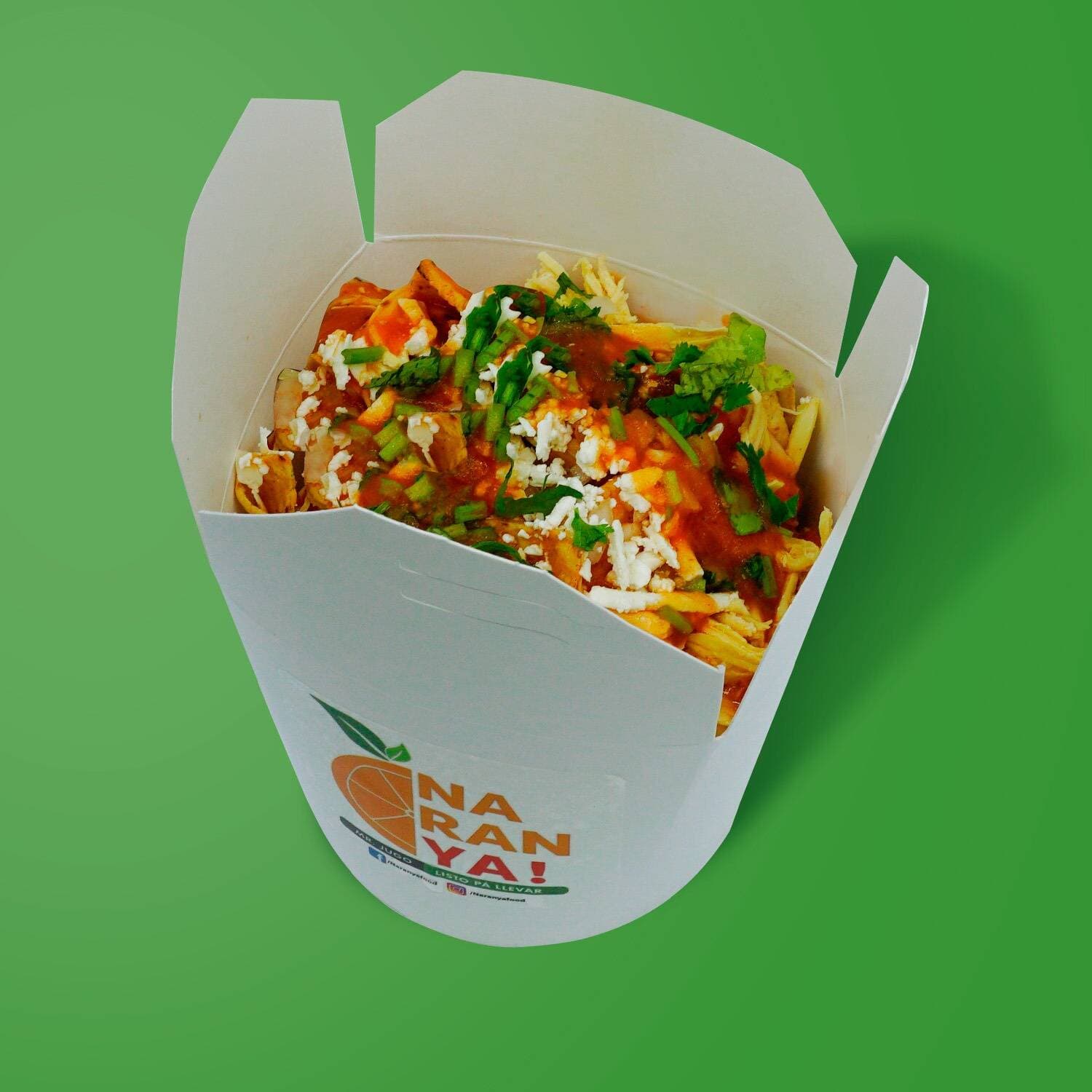 Chilaquiles Rojos C/pollo