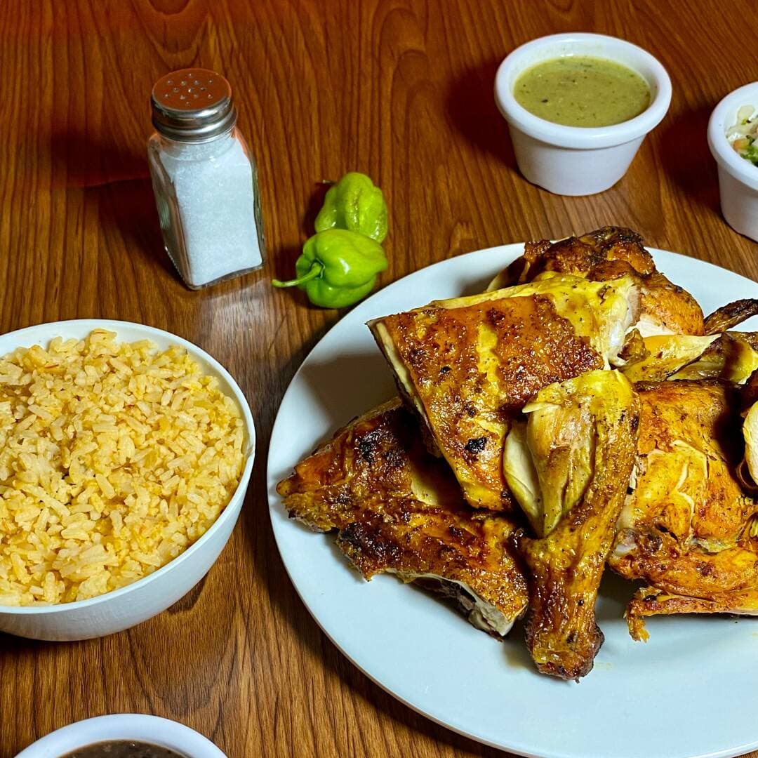 POLLO ASADO AL CARBON