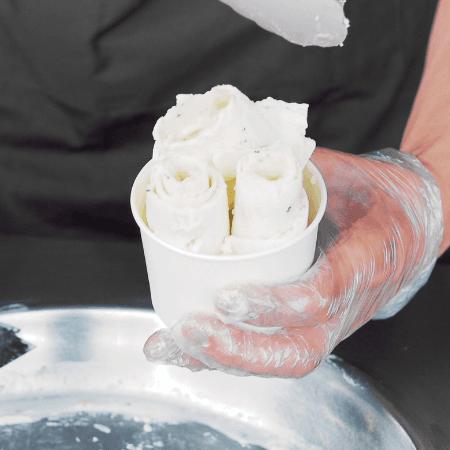 Helado de Rompope,Queso y Elote