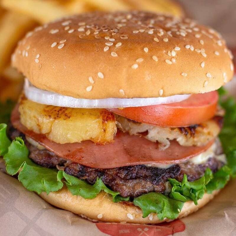 Hamburguesa Hawaiana