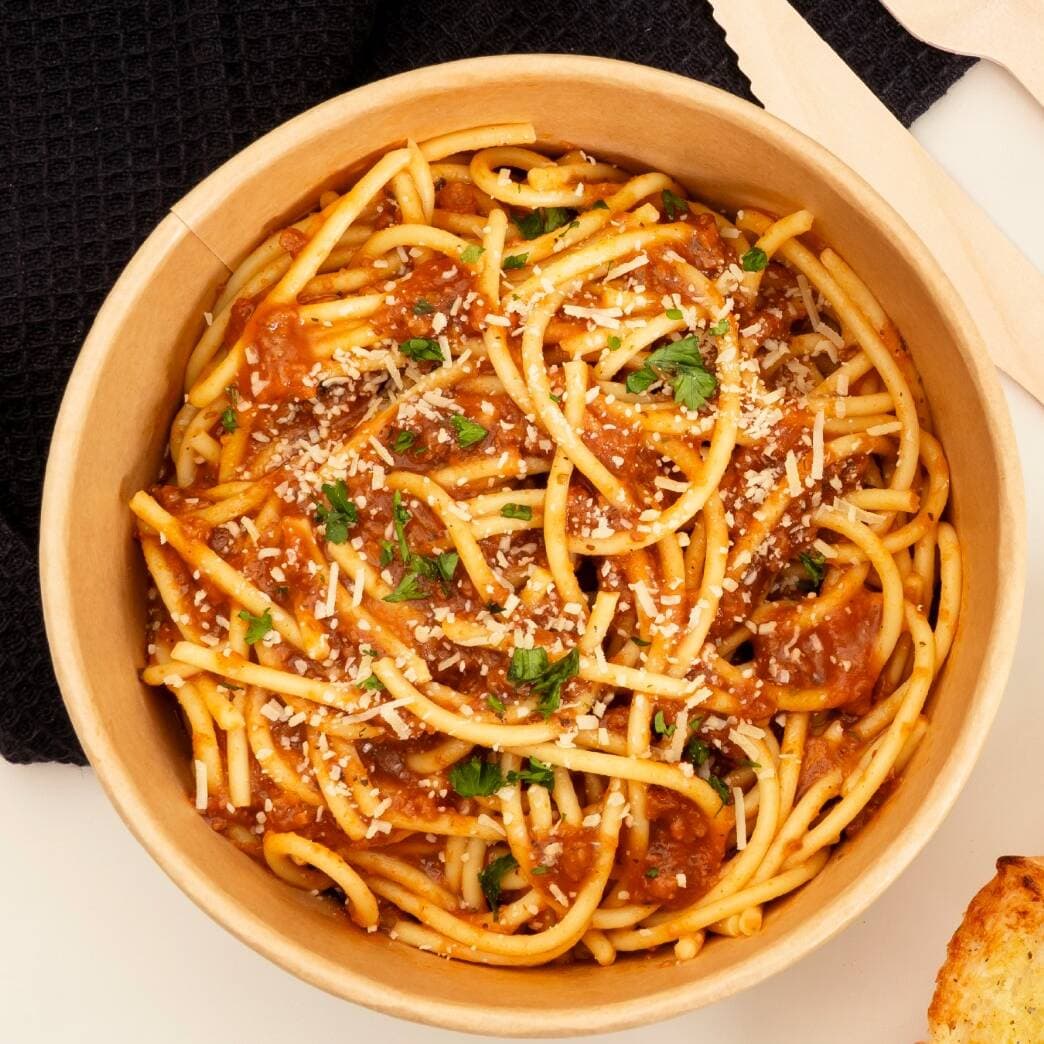 Spaguetti en Salsa de Carne
