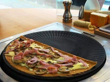MANCHEGO, JAMON Y CHAMPIÑONES