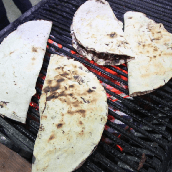 Tlayuda de Arrachera