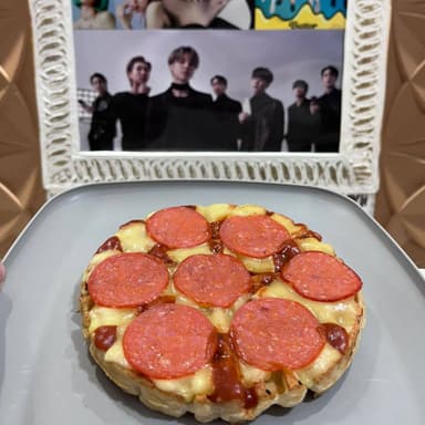 Waffle Salado de Pizza