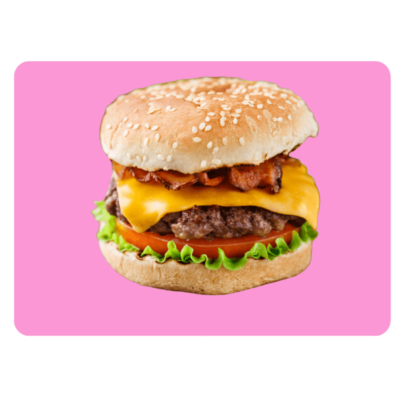 Hamburguesa Con Tocino
