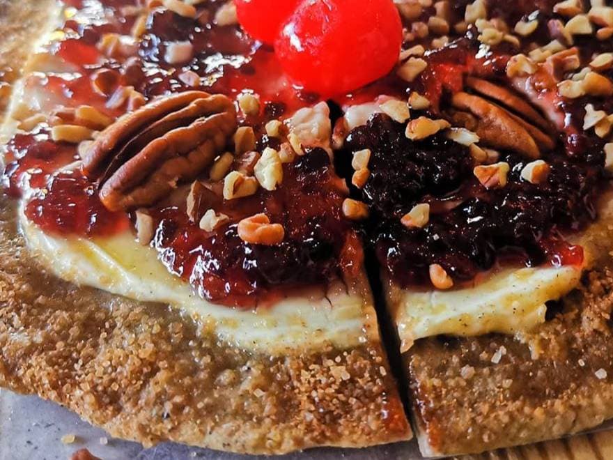 Zarzamora Mini Pizza Dulce