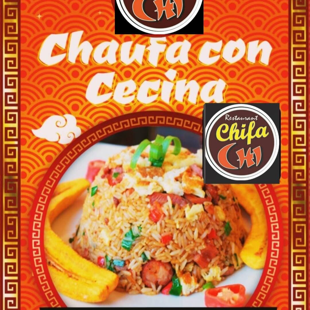 Chaufa con cecina