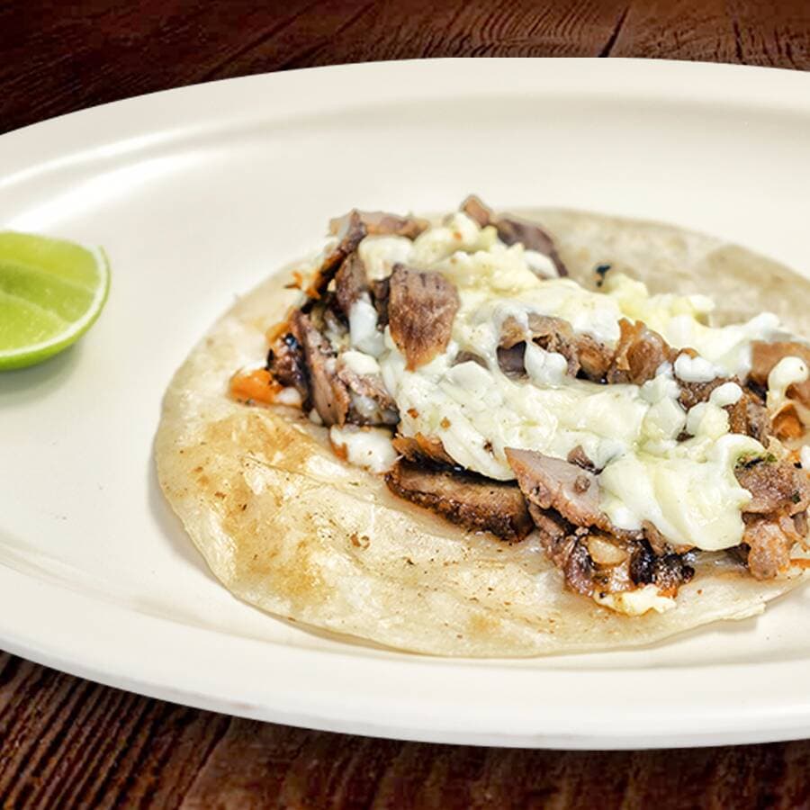 Taco Arabito con Queso.