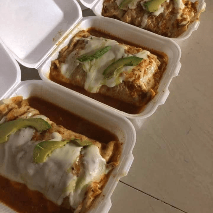 Burrito suizo de Arrachera