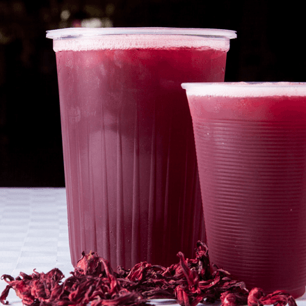 AGUA DE JAMAICA MEDIO LITRO