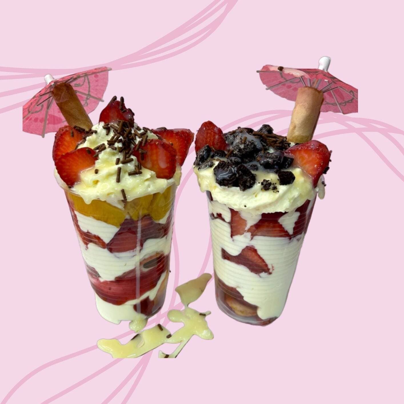 Fresas con crema