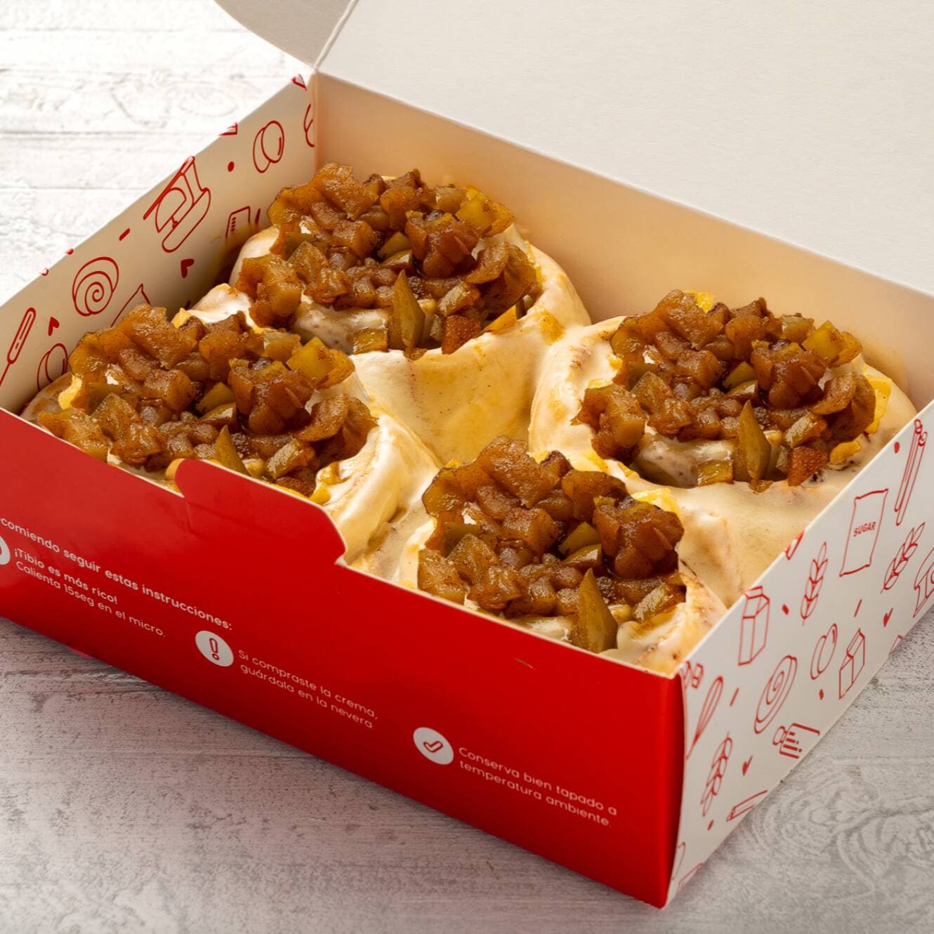 Apple Cinnamon Roll X4