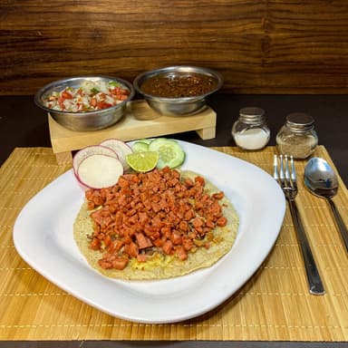 Quesadilla de maíz de chorizo