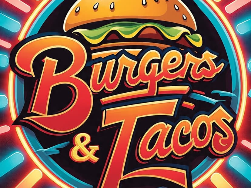 Hamburguesa y tacos jardín