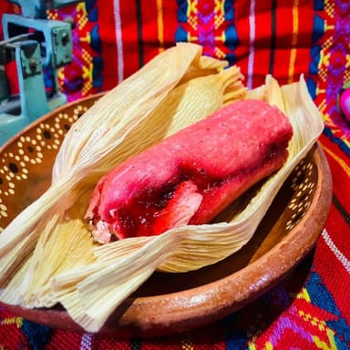Tamal de Fresa el Rosita