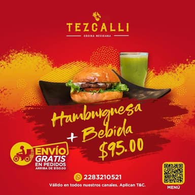 Hamburguesa + bebida