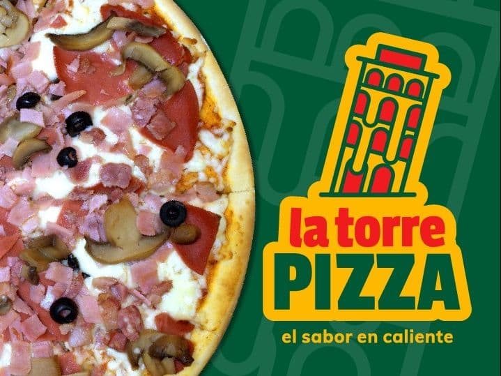 la torre PIZZA el sabor en caliente