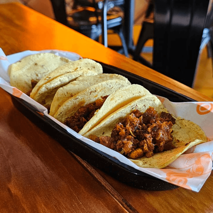 Orden de tacos de Chicharrón Prensado 4 pzs