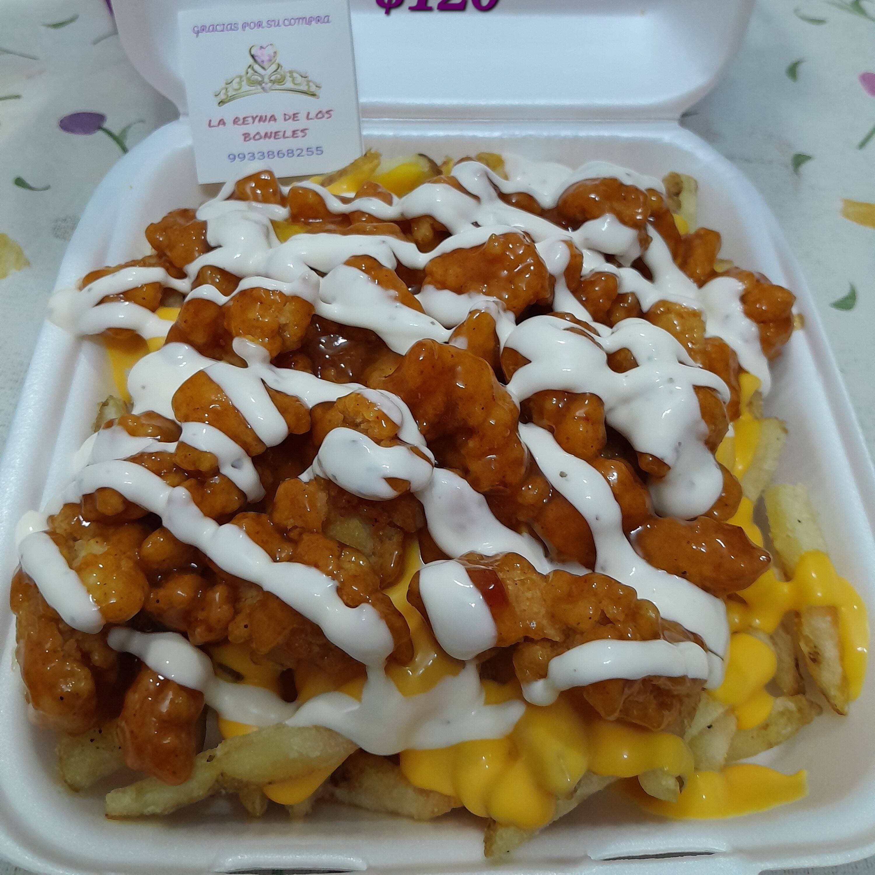 Papas con Boneles MEDIANO