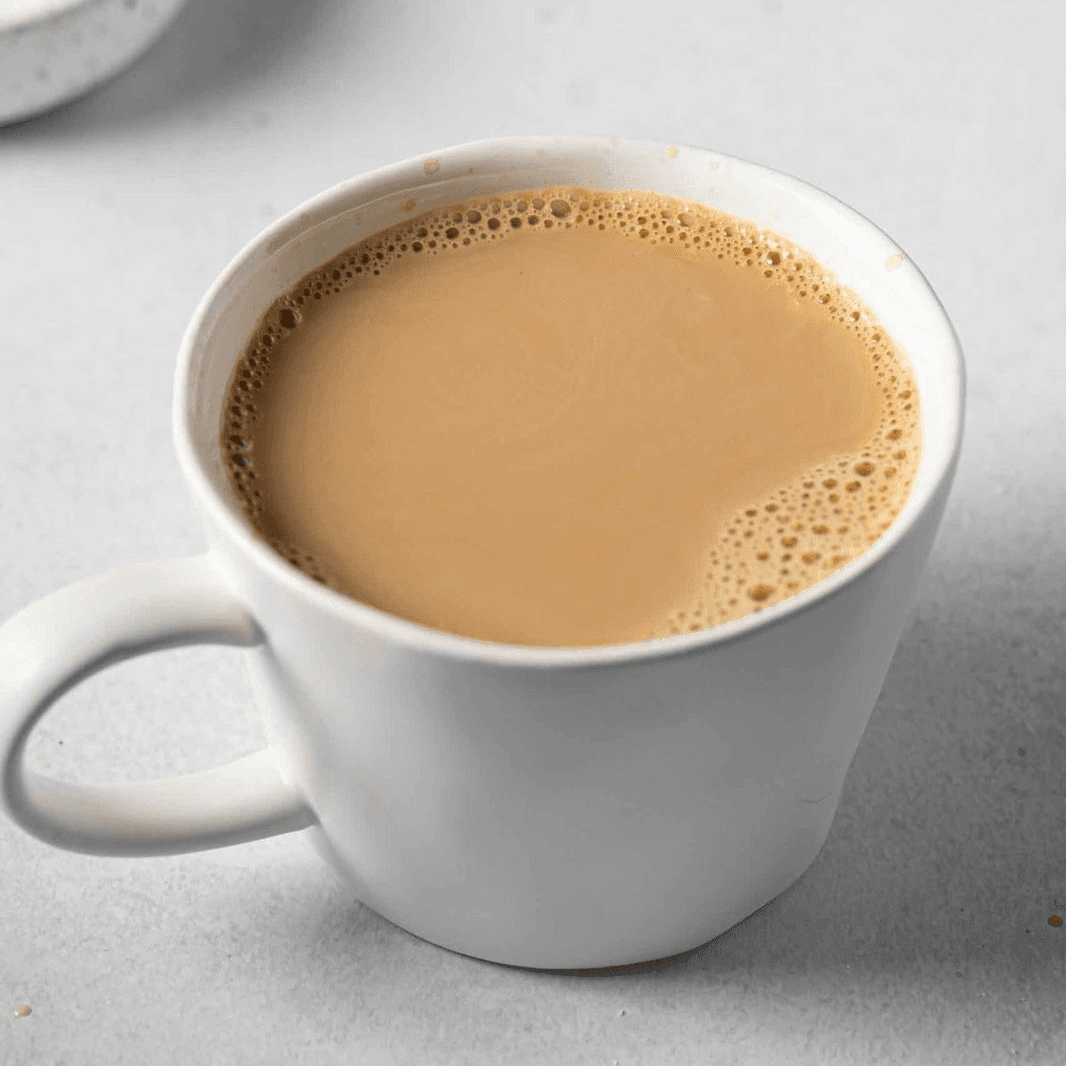 Cafecito Chorreado con Leche.