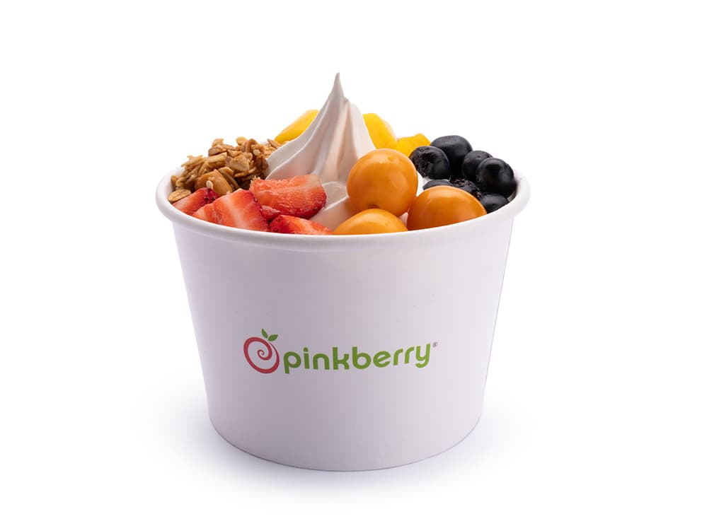Pinkberry Large con Toppings