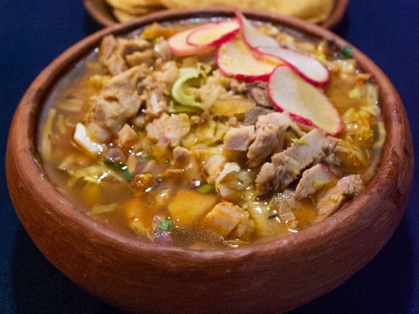 Pozole con Carne de Res