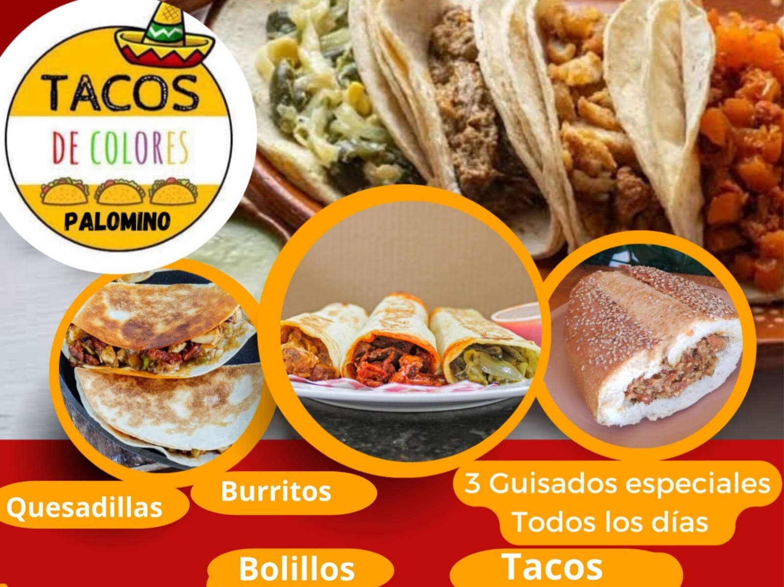 Tacos de Colores Palomino