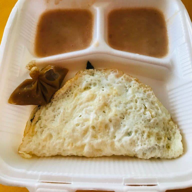 Omelette de Claras con Espinaca