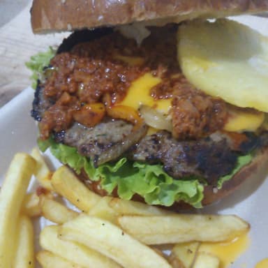 Hamburguesa Choriquezo