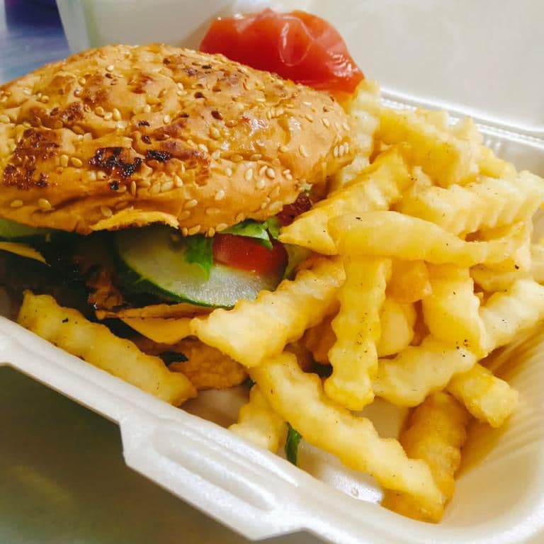 Hamburguesa sin Papas
