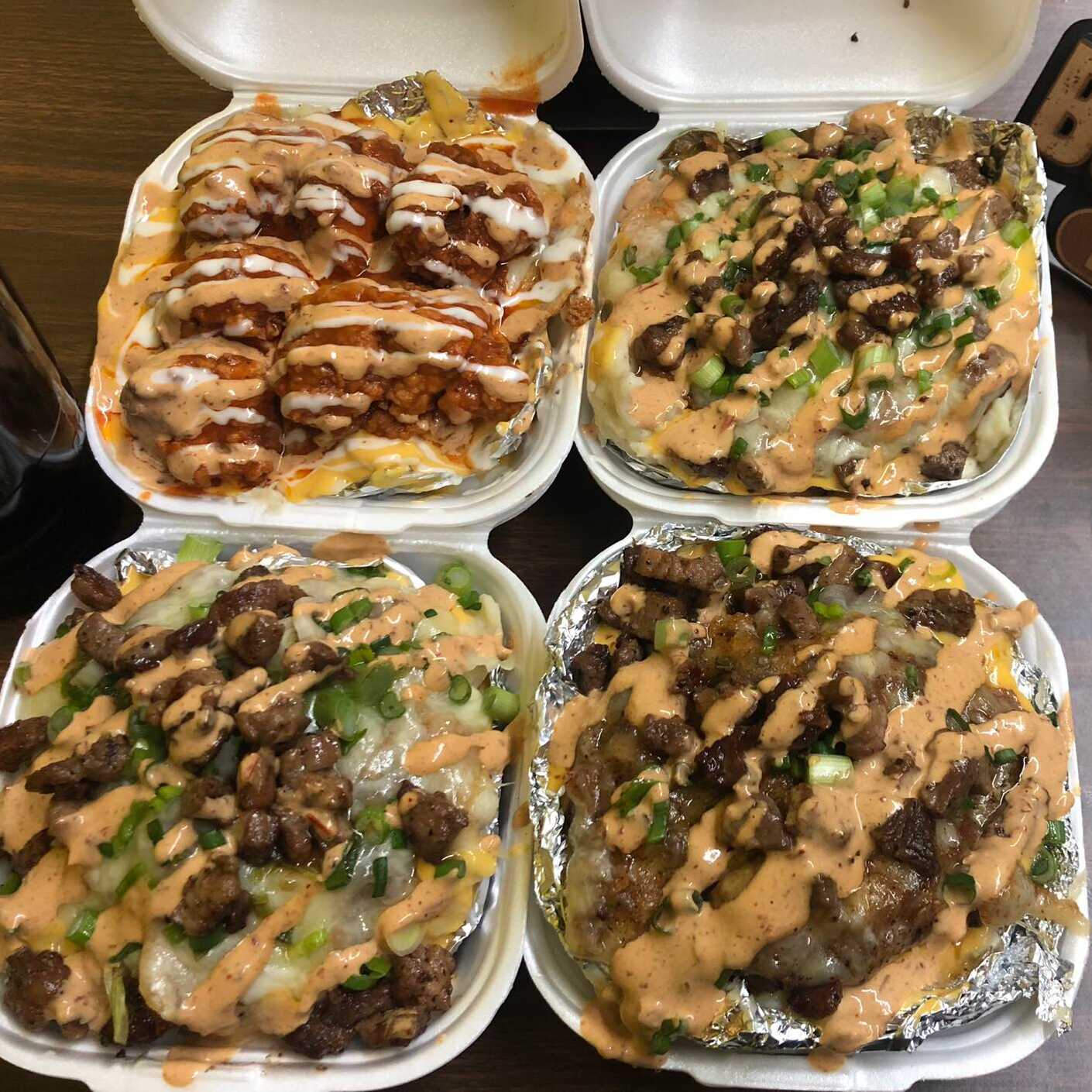 Papa Rellena Asada