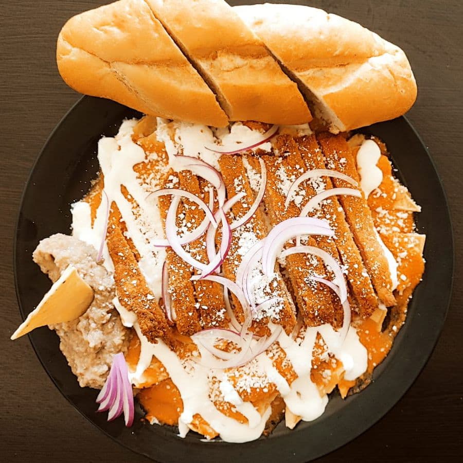 Chilaquiles Morita Milanesa