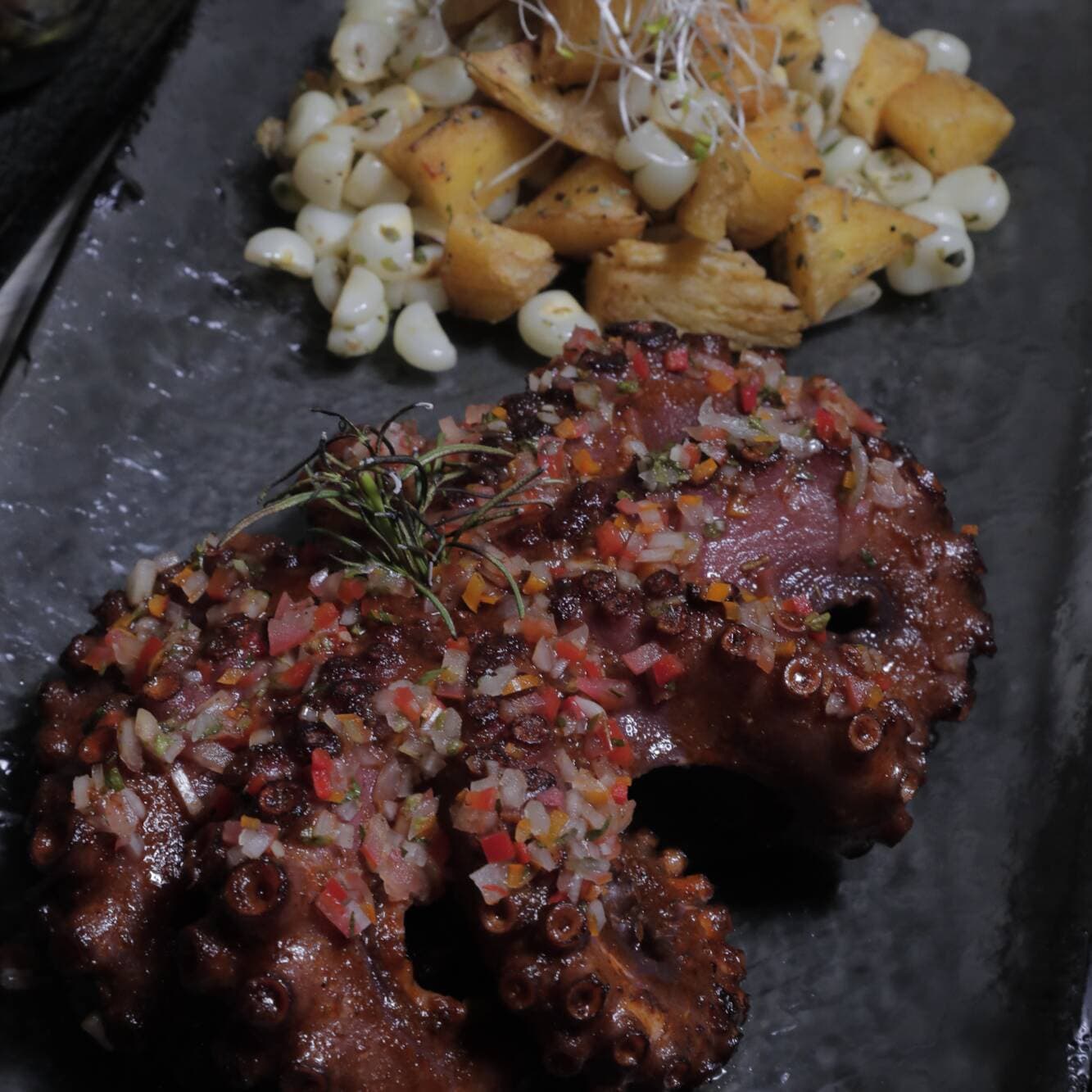 Pulpo a la parrilla