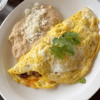 Omelette De Ingrediente A Elegir con Frijoles