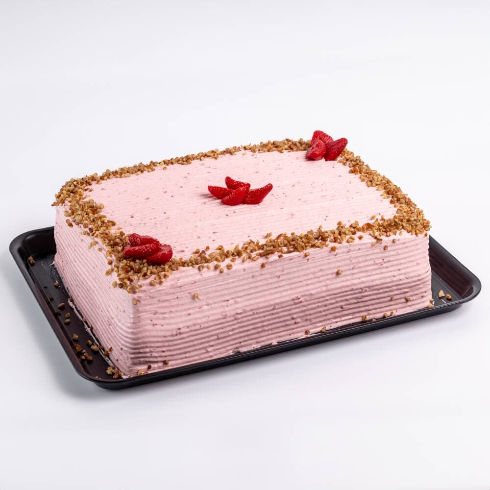 Pastel Grande de Fresas con Crema Tres Leches