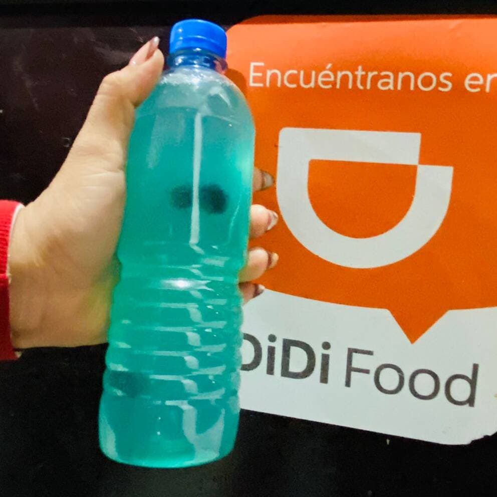 Limonada con Mora Azul