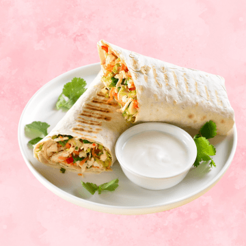 Wrap de Salchicha de Pavo