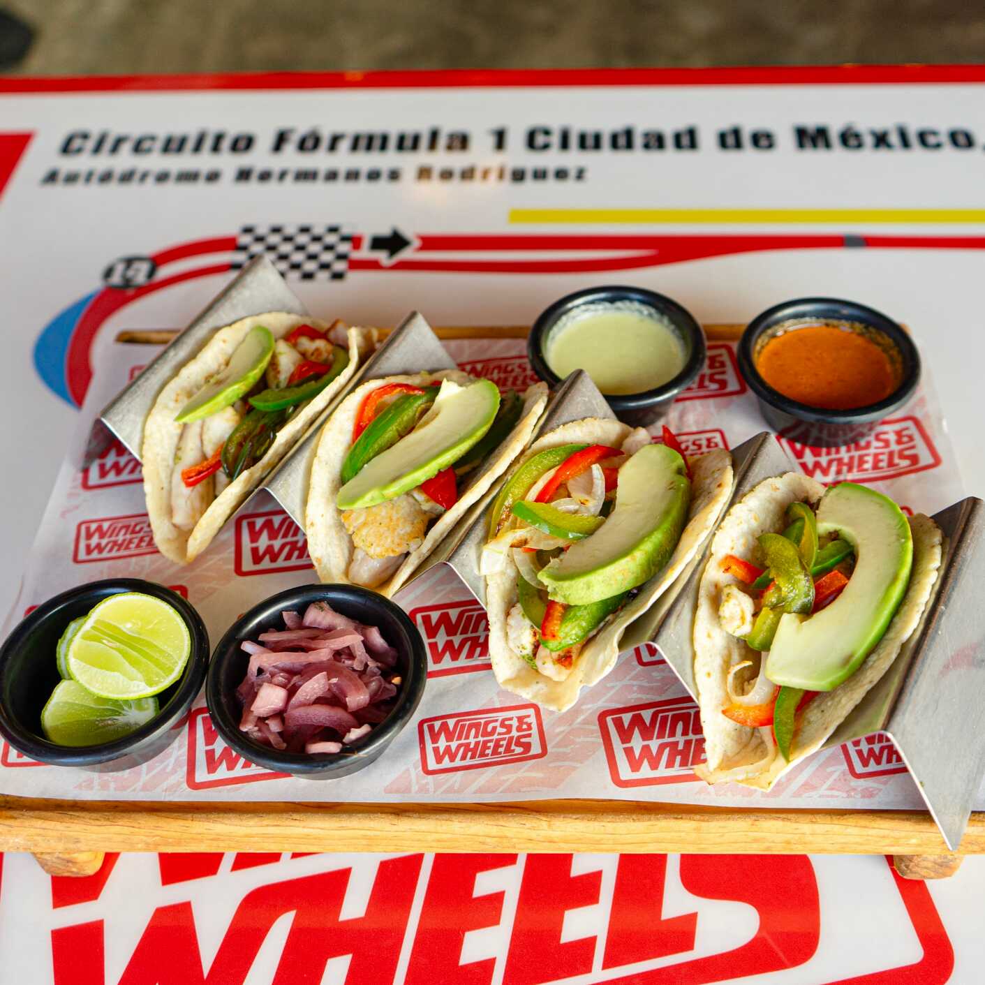 Tacos de Fajitas de Pollo