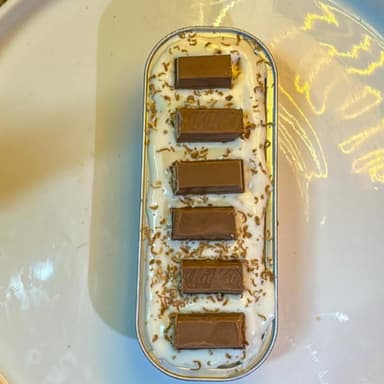 Mojadito de Kit Kat con nutella