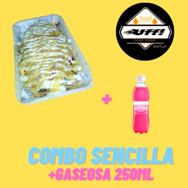 Combo Personal Salchipapa + Gaseosa